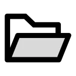 Folder Open SVG Icon